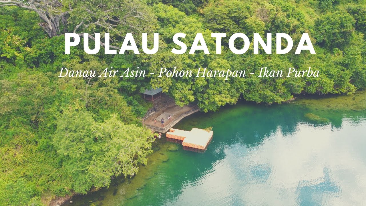 Keindahan Pulau Satonda Danau Air Asin Di Tengah Pulau